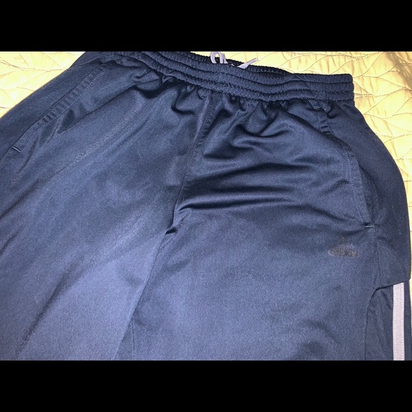 Navy and Gray Adidas Active 360 Warmup Bottoms - Picture 3 of 4